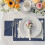 17 Inch Cloth Napkins Polyester 12 Pcs Navy Blue 4