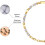 Boho Beaded Bracelet for Women Silver Gold Adjustable 7 5