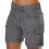 Women's Casual Loose Solid Cargo Shorts 1