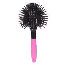 3D Curly Hair Comb, Massage Scalp Portable Round Ball Hair Comb For Salon For Female