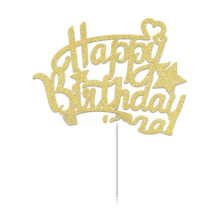 Birthday Cake Toppers – Happy Birthday Card Decor for Men, Women, Boys, Girls, All Ages – Compatible with Any Birthday Cake