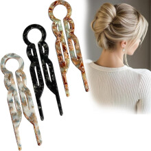 Acetate Hair Clips Set for Women 3 Pieces