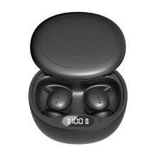Earbuds for Side Sleepers Black Ultra-Light In-Ear 50H