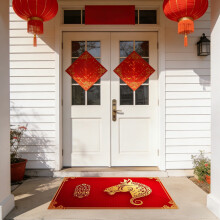 2026 Year Door Mat Horse Year Velvet Entrance Rug Non Welcome Mat For Home Entryway Front Door