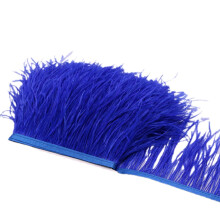 Ostrich Feather Trim Ribbon 1 Meter 8-10cm Plumes Selvedge