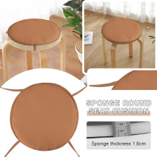 Xoxingysm Cushion Round Garden Chair Pads Seat Cushion for Outdoor Bistros Stool Patio Dining Room Four Ropes