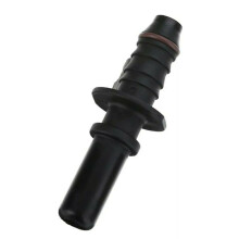 Nylon Fuel Hose Line Male Connector 8mm Black