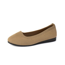 Willtoo Women's Flat Shoes Pointy Toe Khaki Size 8.5 Wide