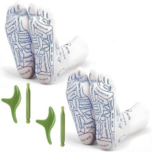 Reflexologiesokken met acupressuurtool voor verlichting van ongemak (3 paar)