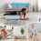 Foldable Bamboo Prayer Bench with Cushion and Carry Bag 6