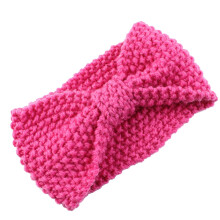 Women's Crochet Headband Solid Color Warm Bulky One Size