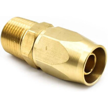 3/8" Reusable Hose-End Repair Fitting 3/8" NPT Male Polyurethane Hose (HU16 Series)