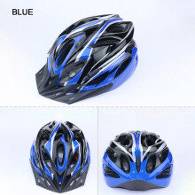 Adult Bike Helmet Blue/Black Lightweight Breathable