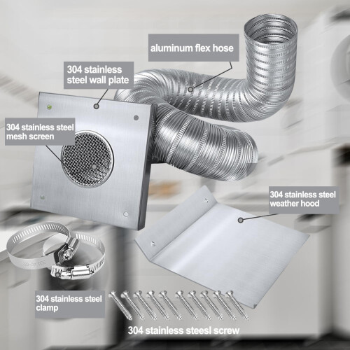 Cold Air Intake Kit for Pellet Stove 1 Pack 1
