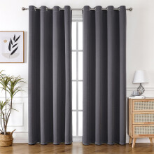 Light Blue Thermal Insulated Curtain Panels 51x39 Inch Set