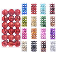 Liquidation pour les fêtes ! PRETXORVE Lot de 36 boules de Noël de 3 cm, décorations pour sapin, compatibles avec la décoration de sapin et les
