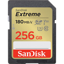 256 GB Extreme SDXC UHS-I minnekort – C10, U3, V30, 4K, UHD, SD-kort – SDSDXVV-256G-GNCIN