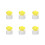 LED Flameless Candles Rose Tealights 6 Pack 1