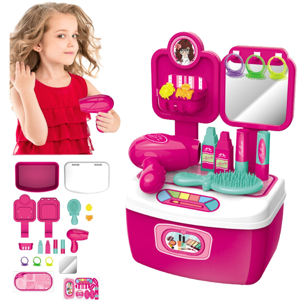 Makeup Toy Set for Toddlers 3-8 Years, 18-Piece Pretend