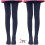 Women's Fleece-Lined Tights White Navy XL 1