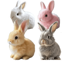 Bunby Realistic Interactive Bunny Toy with Jumping and