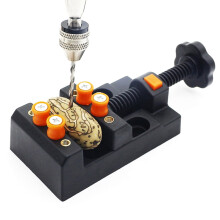 Mini Drill Press Vise Clamp Orange Black