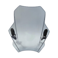 Motorcycle Windscreen Replacement for 22mm 25mm 28mm Grey
