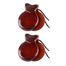 Wood Spanish Castanets for Flamenco Dance 2 Pcs