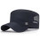 Vintage Washed Denim Military Cap Cotton Flat Top Adjustable 1