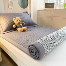 Feledorashia Class A Fiber Student Bed Mattress Washable Sanded Thickened Soft Padded Mattress