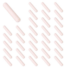 1000 Pack Wooden Dowel Pins Wood Kiln Dried Fluted and Beveled