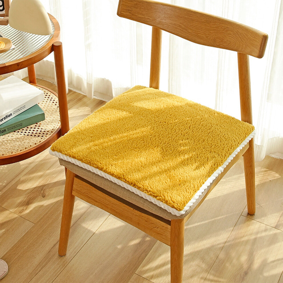 Plush Seat Cushion Winter Warm Office Chair Pad 1 Pack 971050406527