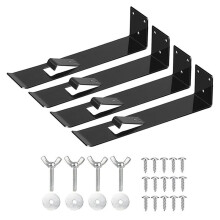 Owl Mounting Bracket - Metal Bracket with Secure Clip Heavy Duty Owl Attachment Post Mount for Plastic Garden Owls