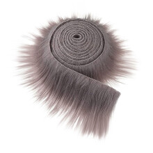 Faux Fur Fabric Ribbon 1 Roll Shaggy Artificial Fur Trim