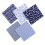Cotton Fabric Squares Floral Print 50x50cm 5-Pack 1