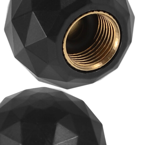 Tire Valve Caps Dustproof Waterproof Spherical 5 Pcs 2