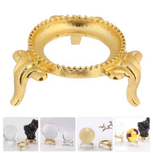 Crystal Ball Holder Decorative Golden for Adults 1 Pack 1.5