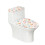 Easter Egg Confetti Toilet Top Cover Set Polyester Stretch 1