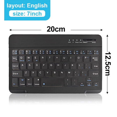 Bluetooth Mini Keyboard 200mAh Rechargeable Wireless