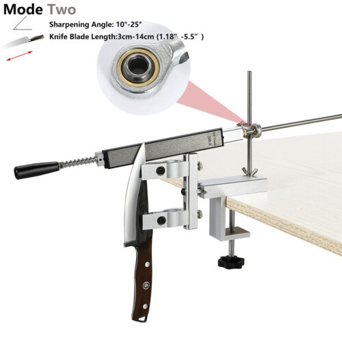 S09 Professional Adjust Knife Sharpener Tool, Complete Angle Adjustable Knife Sharpening System Abrasive Holding