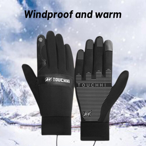 USB-beheizbare Handschuhe, wasserdicht, Touchscreen, Winter 2