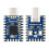 Waveshare 2PCS RP2350-Zero  Development Board Dual-Core and Dual-Architecture Onboard Type-C Male Port Castellated Module 1