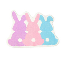 Easter Bunny Egg Door Mat – Non-Washable Indoor/Outdoor Welcome Mat for Bathroom, Kitchen, Bedroom – Compatible with Easter Decor