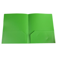 Heavy Duty Letter-Size Folders with Pockets and Prongs