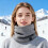 Neck Gaiter Warm Ski Scarf Double Layer Windproof Thick 4