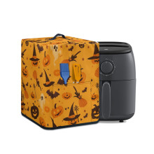 Ghost Bat Air Fryer Cover with Front Pocket for Instant Pot