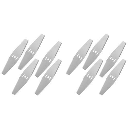 Taplcvy 10Pcs Cordless Weed Wacker Head Blades Replacement – Compatible with Cordless Grass Trimmers