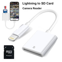 TF & SD Memory Card Reader Camera Reader Adapter for compatible with iPhone compatible with iPad Plug and Play