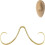 Mustache Septum Ring Stainless Steel 14G 1