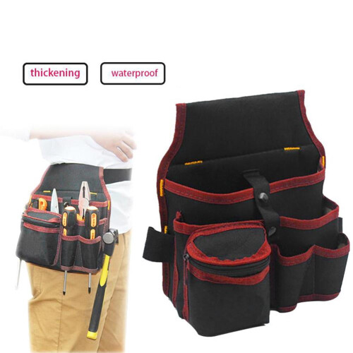 Ρυθμιζόμενη θήκη εργαλείων ζώνης 600D Oxford Clothes 12 τσέπες 2